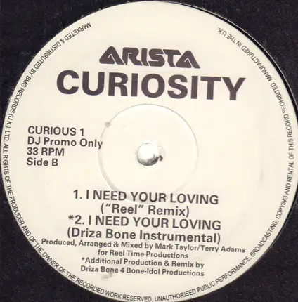 Curiosity - I Need Your Loving
