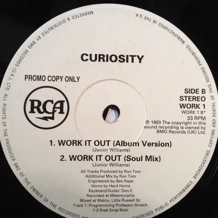 Curiosity - Work It Out
