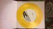 7inch Vinyl Single - Custom Floor - Homeless / UPS Driver / In My House - Clear Yellow