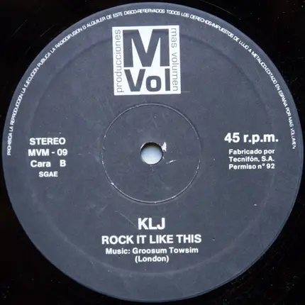 Cut 4 / K.L.J. - Every Breath You Take / Rock It With Me