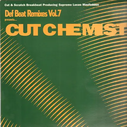 Cut Chemist - Def Beat Remixes Vol. 7
