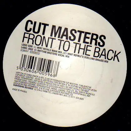 Cut Masters - Front To The Back