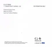 CD Single - Cuties - I Know What's Wrong
