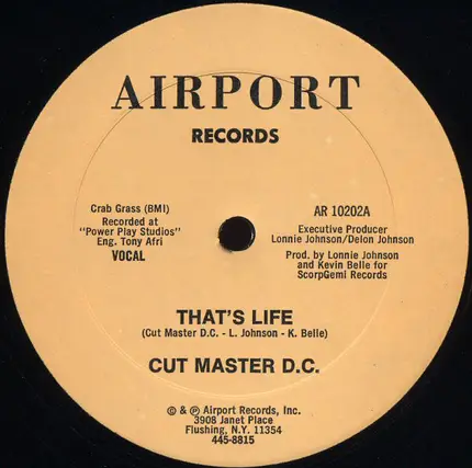 Cutmaster D.C. - That's Life