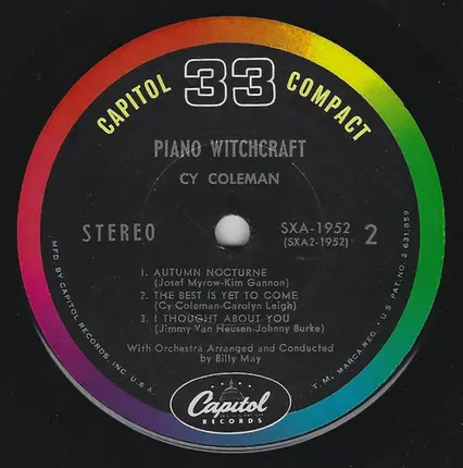 Cy Coleman - Piano Witchcraft