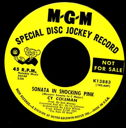 Cy Coleman - Sonata In Shocking Pink / Prelude In Blue