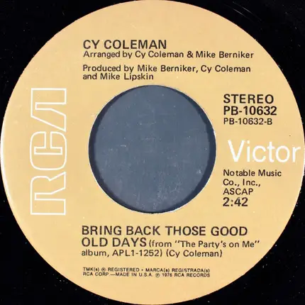Cy Coleman - Speak Low