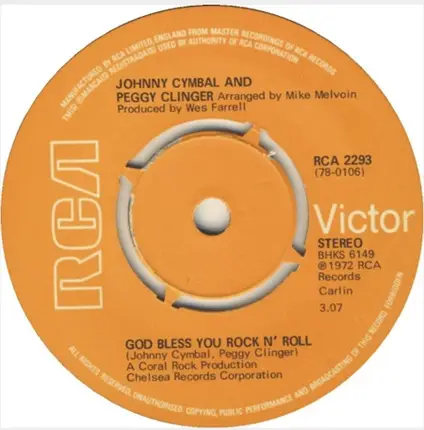 Cymbal And Clinger - God Bless You Rock N' Roll / Forever And Ever