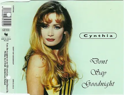 Cynthia - Don't Say Goodnight