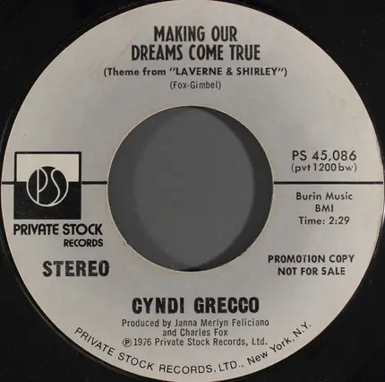 Cyndi Grecco - Making Our Dreams Come True