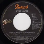 7inch Vinyl Single - Cyndi Lauper - The Goonies 'R' Good Enough