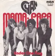 7inch Vinyl Single - Cyan - Mama, Papa / Under One Flag