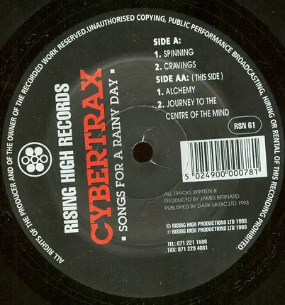 Cybertrax - Songs For A Rainy Day