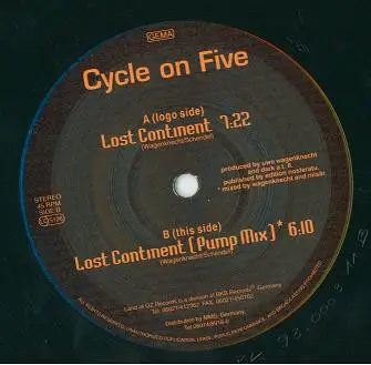 Cycle On Five - Lost Continent