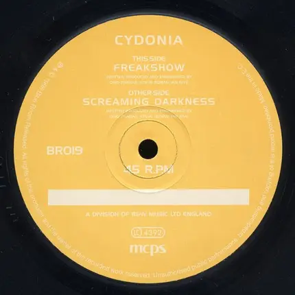 Cydonia - Screaming Darkness/Freakshow