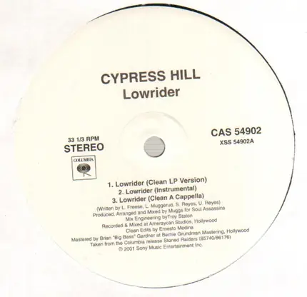 Cypress Hill - Lowrider