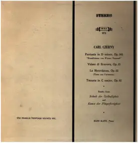 Czerny - Fantasia in D minor / Valses di Bravura a.o.