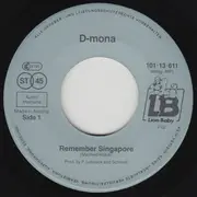 7inch Vinyl Single - D-Mona - Remember Singapore