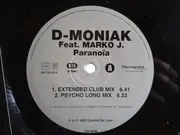 12inch Vinyl Single - D-Moniak Feat. Marko J. - Paranoia