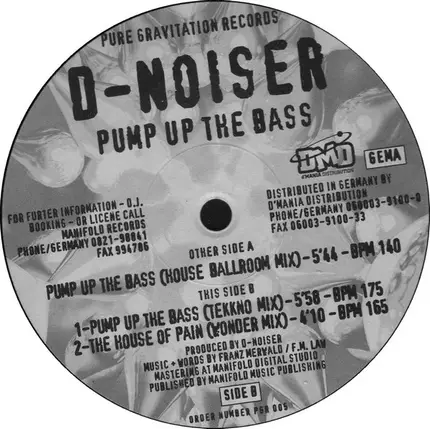D-Noiser - Pump Up The Bass