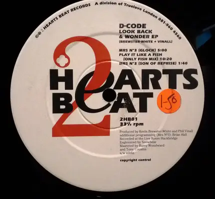 D-Code - Look Back & Wonder EP