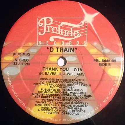 D-Train - Thank You