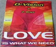12inch Vinyl Single - D-Vision & Two Boys - Love Is What We Need