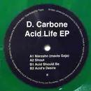 12inch Vinyl Single - D. Carbone - Acid Life EP - Green Marbled vinyl