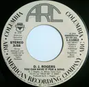 7inch Vinyl Single - D. J. Rogers - You Can Have It For A Song