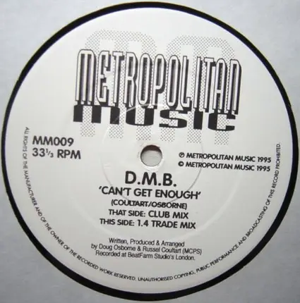 D.M.B. - Can't Get Enough