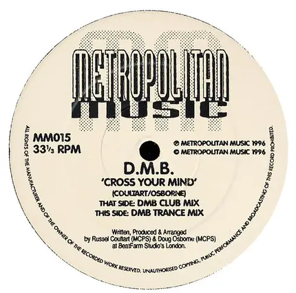 D.M.B. - Cross Your Mind