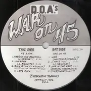 12inch Vinyl Single - D.O.A. - War On 45