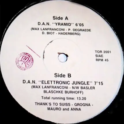 D.A.N. - Yramid / Elettronic Jungle