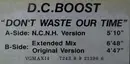 12inch Vinyl Single - D.C. Boost - Don't Waste Our Time