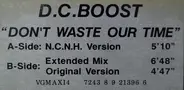 D.C. Boost - Don't Waste Our Time
