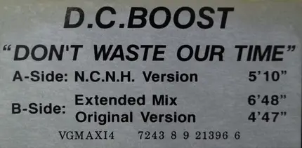 D.C. Boost - Don't Waste Our Time