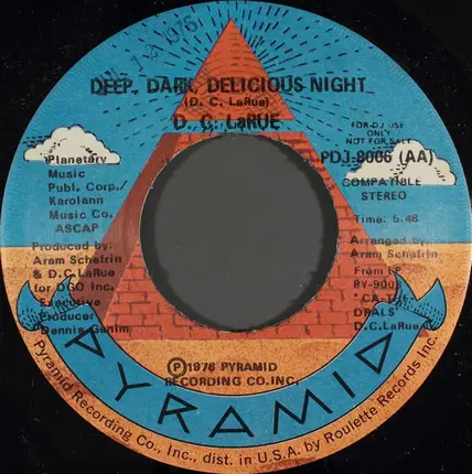 D.C. LaRue - Deep, Dark, Delicious Night