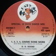 12inch Vinyl Single - D.D. Sound - 1, 2, 3, 4, Gimme Some More / We Like It