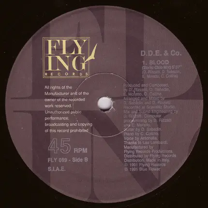 D.D.E. & Co. - Blood