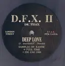 12inch Vinyl Single - D.F.X. - Deep Love - Clear Light-Blue