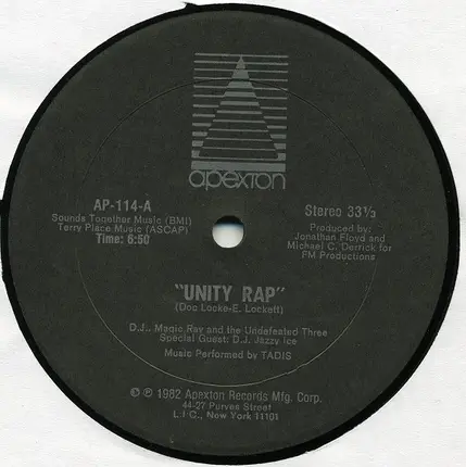 D.J. Magic Ray And The Undefeated Three - Unity Rap