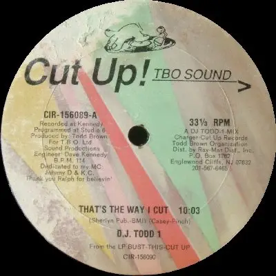 DJ Todd 1 - That's The Way I Cut
