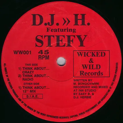 D.J. >> H. Featuring Stefy - Think About...