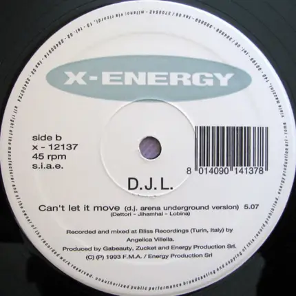 D.J.L. - Can't Let It Move