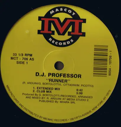 D.J. Professor, DJ Professor - Runner