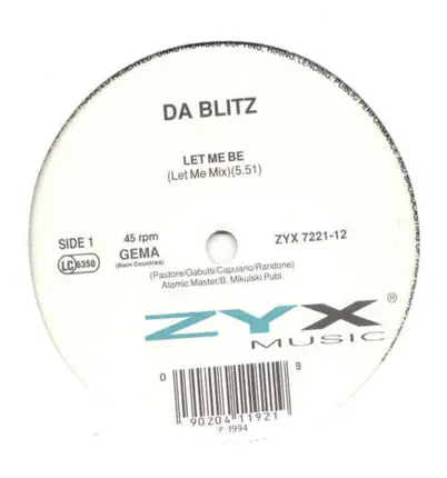 Da Blitz - Let Me Be