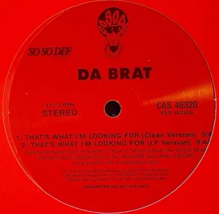Da Brat - That's What I'm Looking For