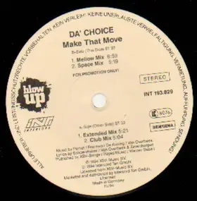 Da' Choice - Make That Move