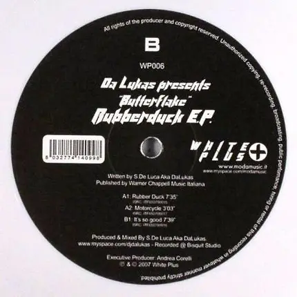 Da Lukas Presents Butterflake - Rubberduck E.P.