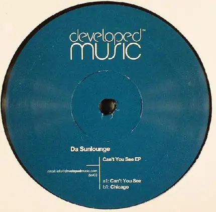 Da Sunlounge - Can't You See EP
